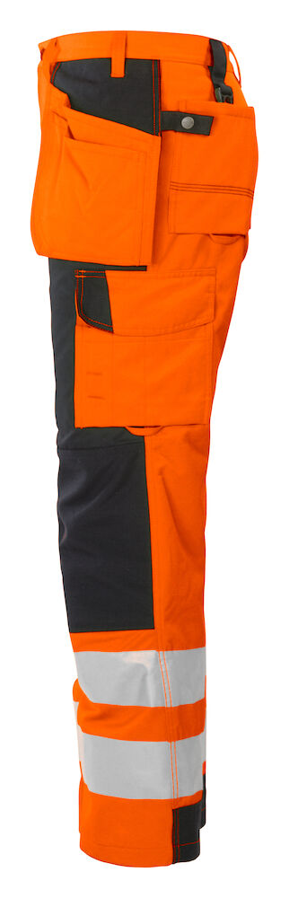 6506 WAISTPANTS EN ISO 20471 CLASS 2 Orange/Black