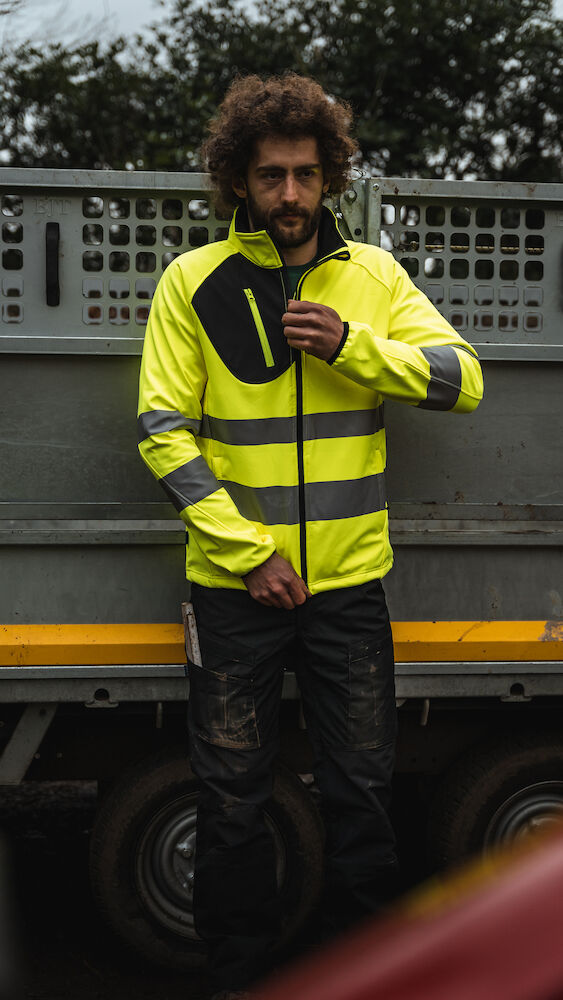 6432 SOFTSHELL JACKET EN ISO 20471 CLASS 3/2