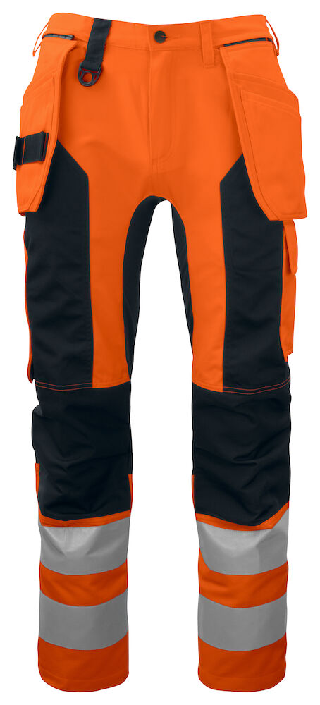 6513 Pants HV Orange/Black C44