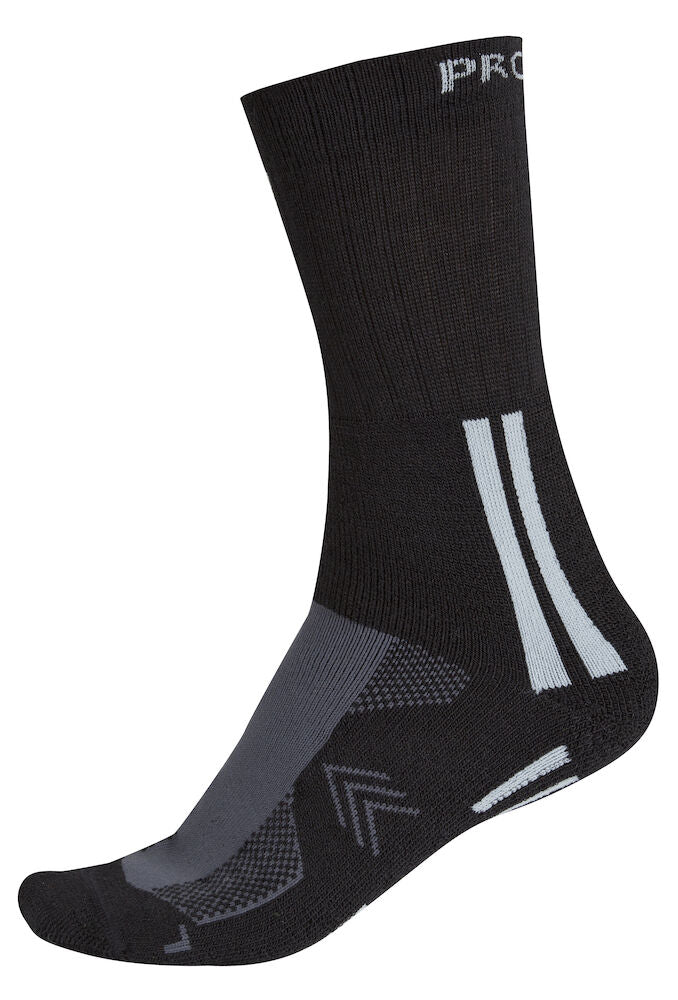 9027 Tech Long Sock Black 36/39