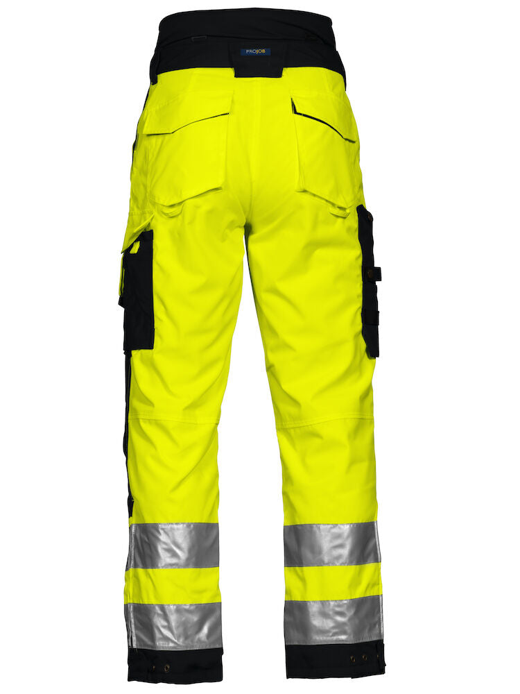 6514 PADDED WAISTPANTS EN ISO 20471 CLASS 2 Yellow/Black