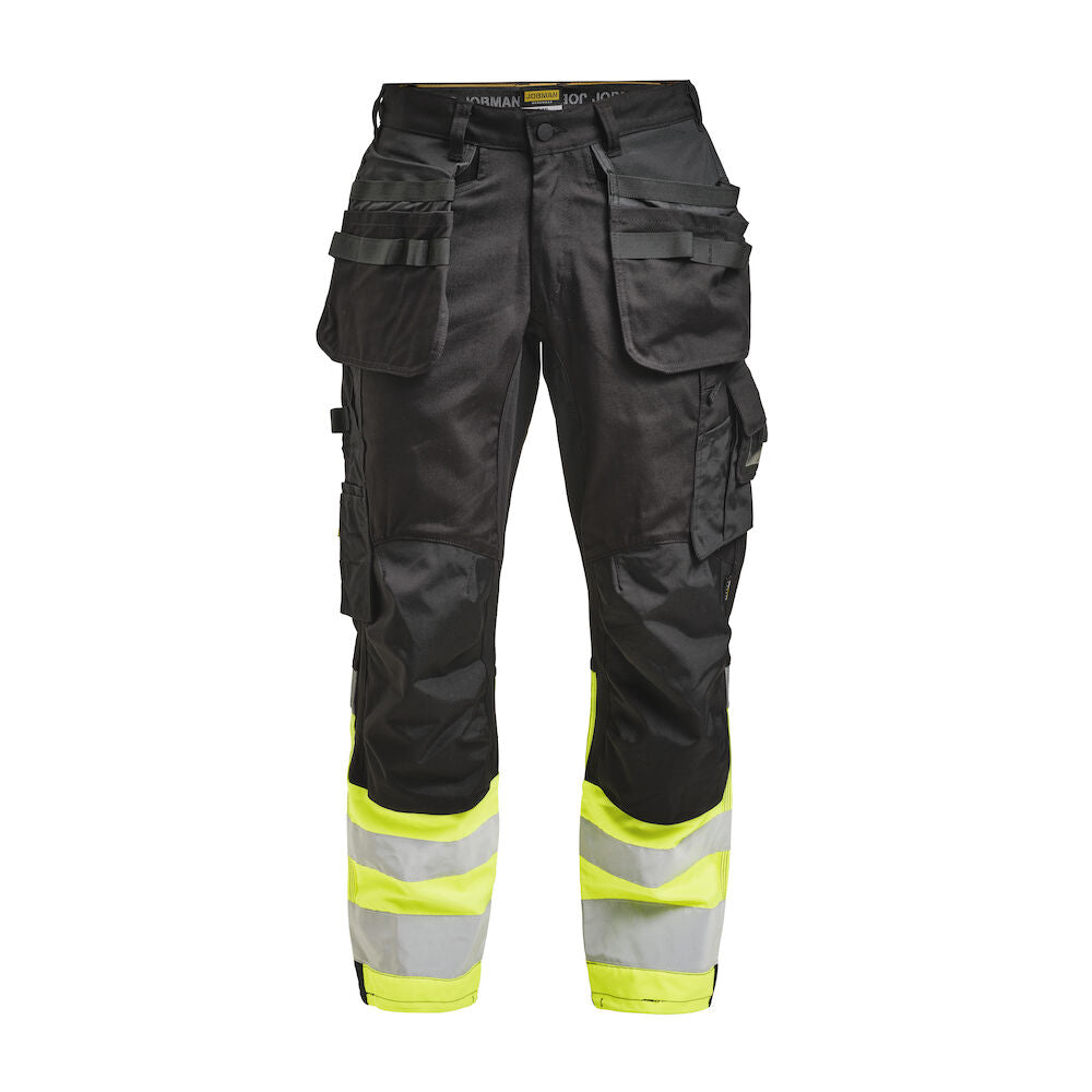 2134 Craftsman Trousers Core Stretch Hi-Vis black/yellow