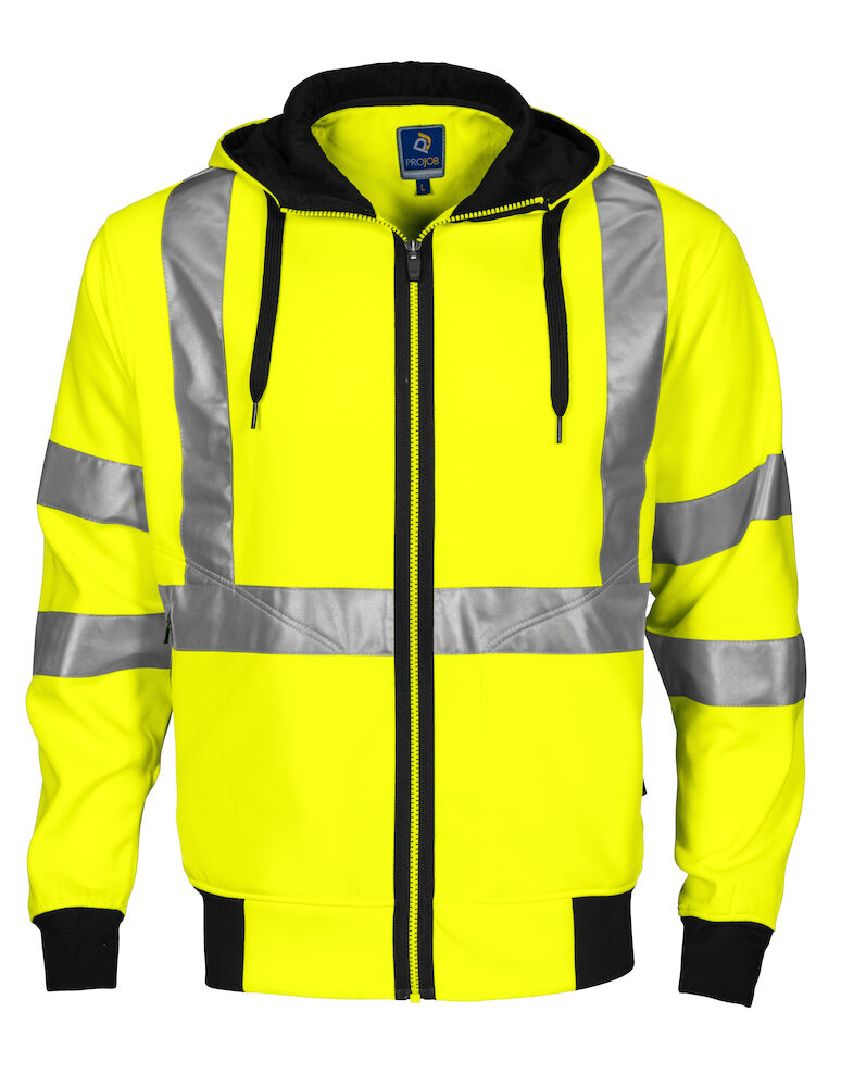6104 Hood Jacket HV CL. 3 Yellow/Black XS