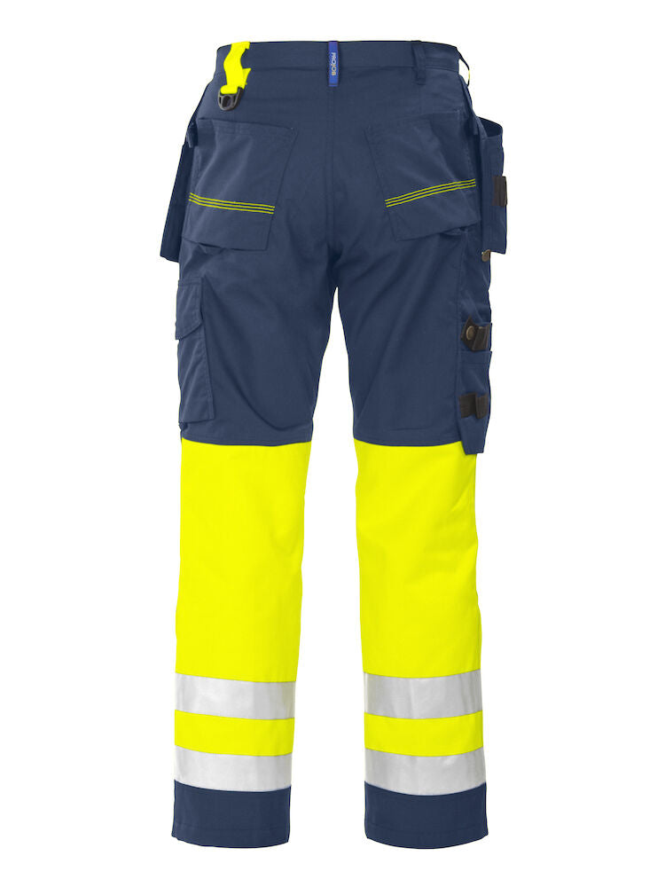 6502 WAISTPANTS EN ISO 20471 CLASS 1 Yellow/Navy