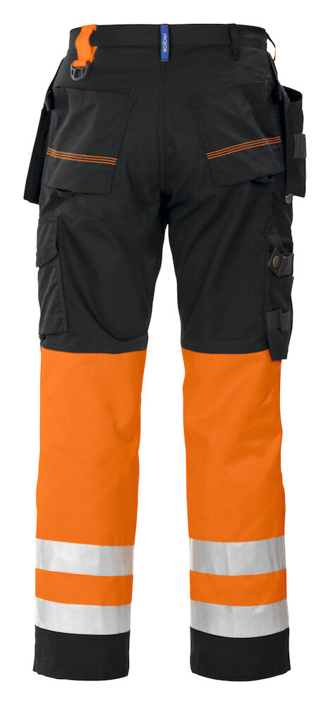 6502 WAISTPANTS EN ISO 20471 CLASS 1 Orange/Black