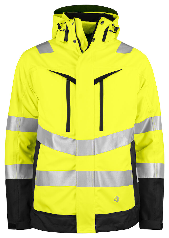6445 Jacket 3-in-1 Hi Viz Yellow/Black XS