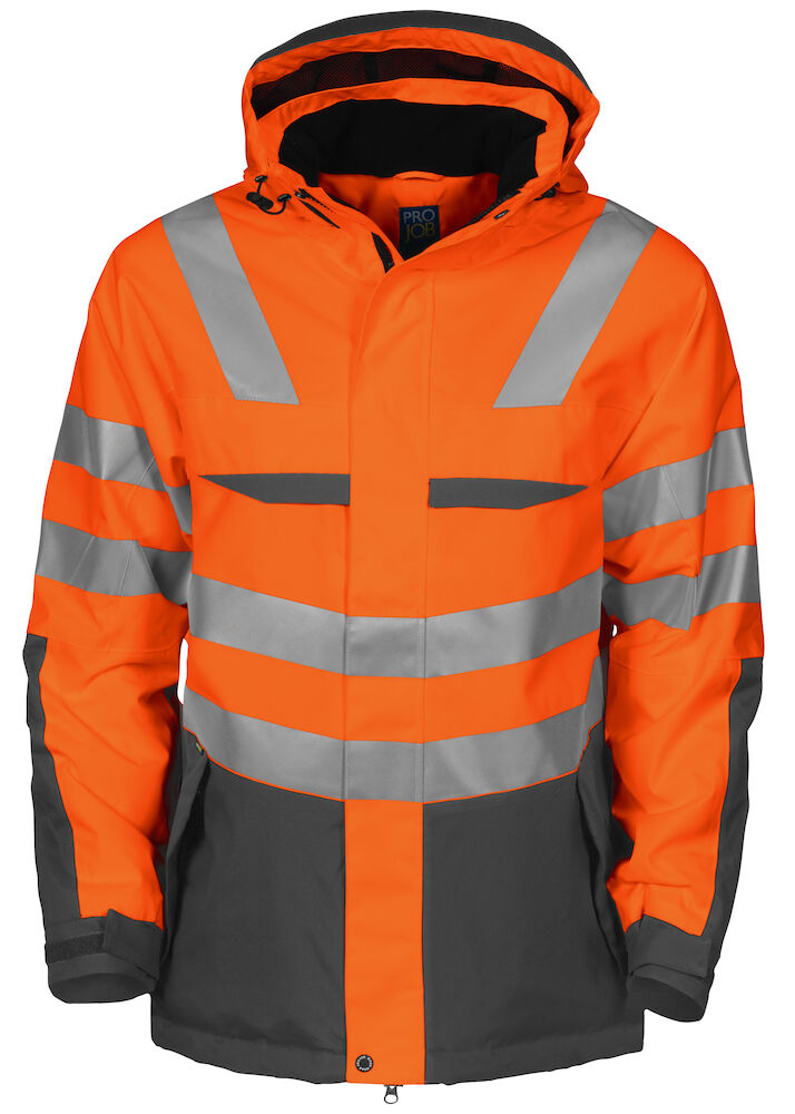 6418 Padded HV Jacket Visibility Orange XS