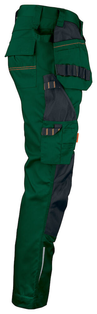 2322 Håndverksbukse Forest Green/Black