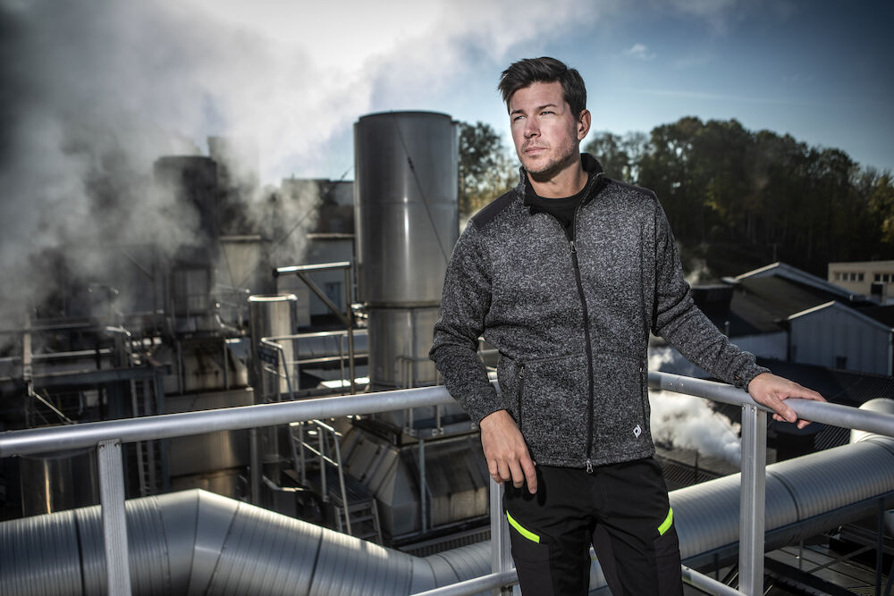 6528 SERVICE PANT STRETCH EN ISO 20471 CLASS 1