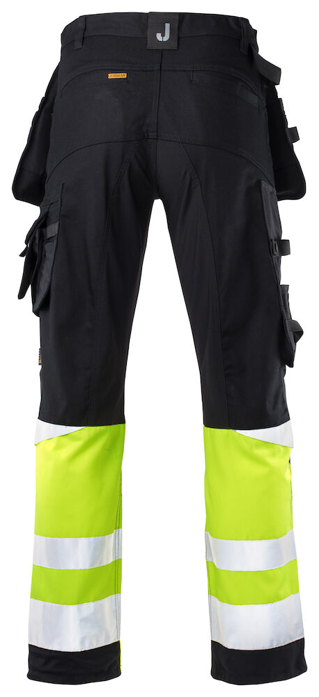 2134 Craftsman Trousers Core Stretch Hi-Vis black/yellow