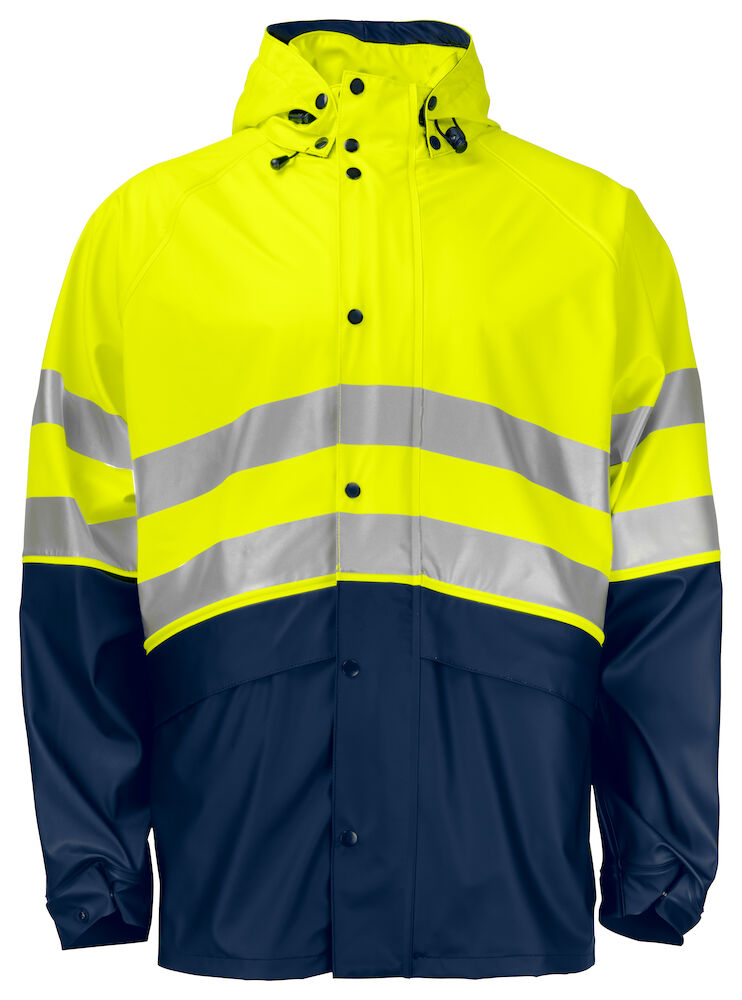 6431 RAIN JACKET SHORT EN ISO 20471 CLASS 3/2