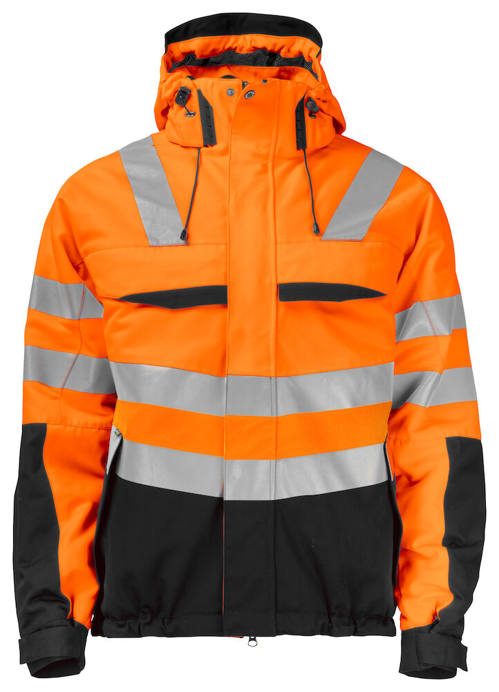 6414 Padded Jacket Orange/Black XS