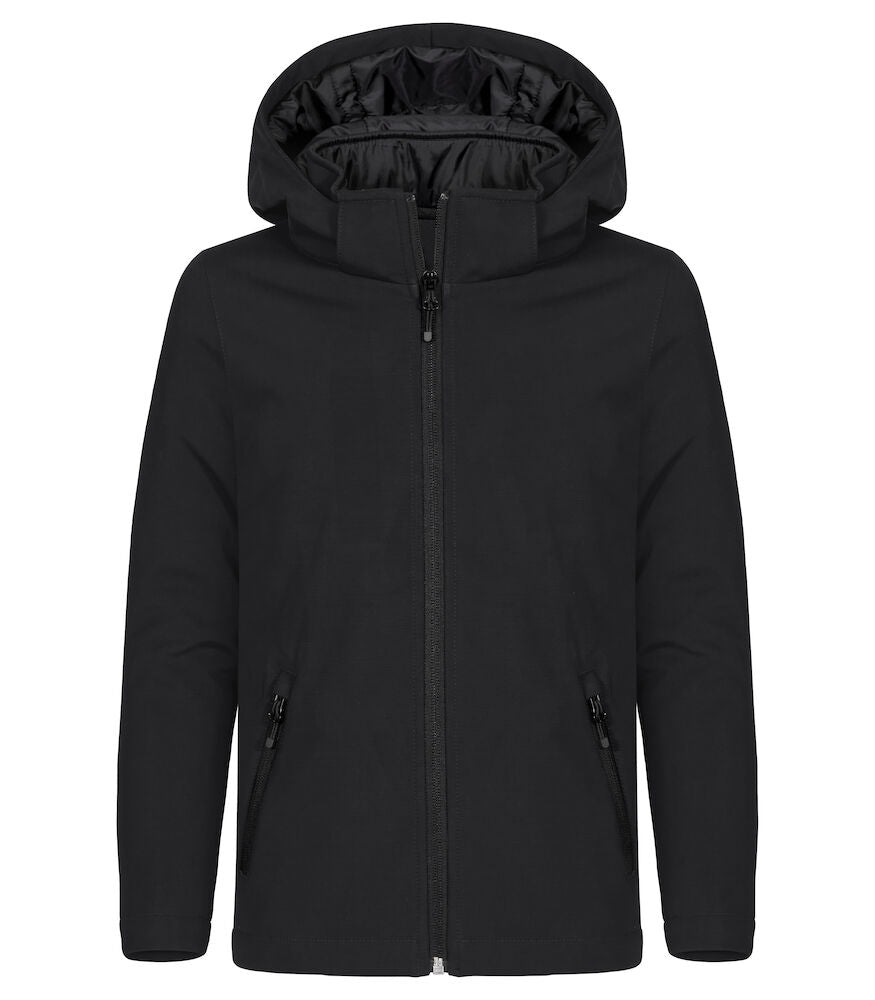 Padded Hoody Softshell Junior Black 110/120