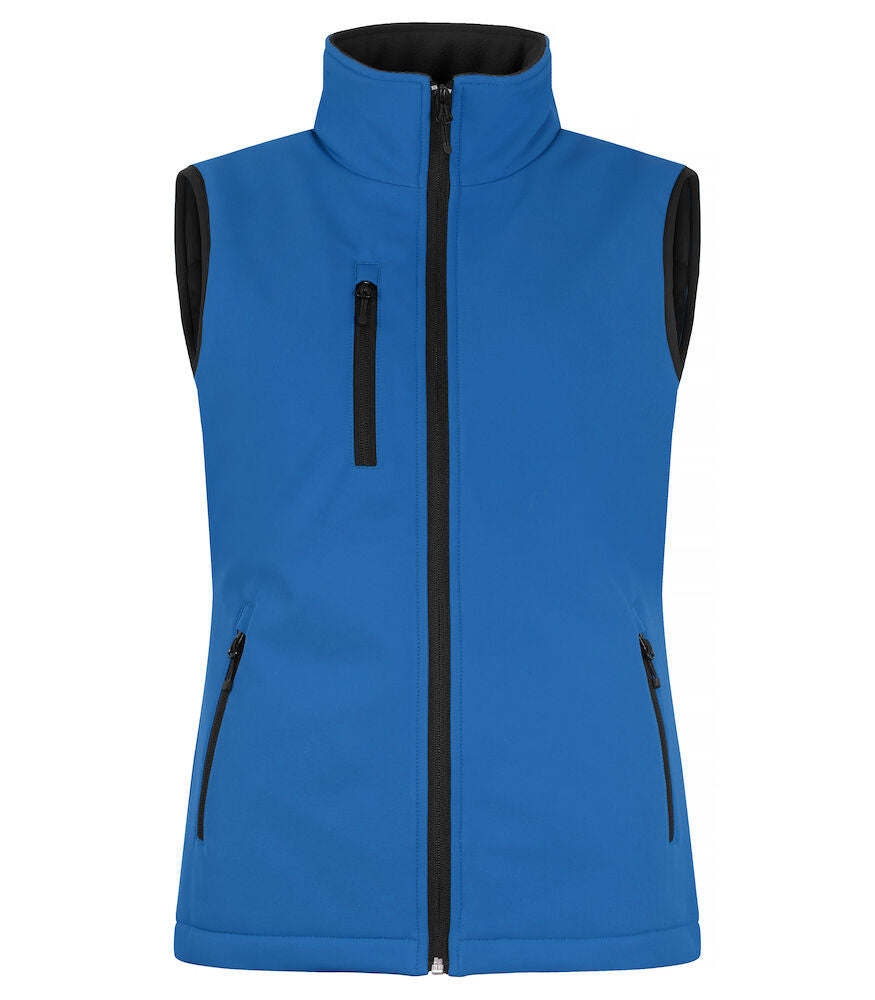 Padded Softshell Vest W Royal Blue XS