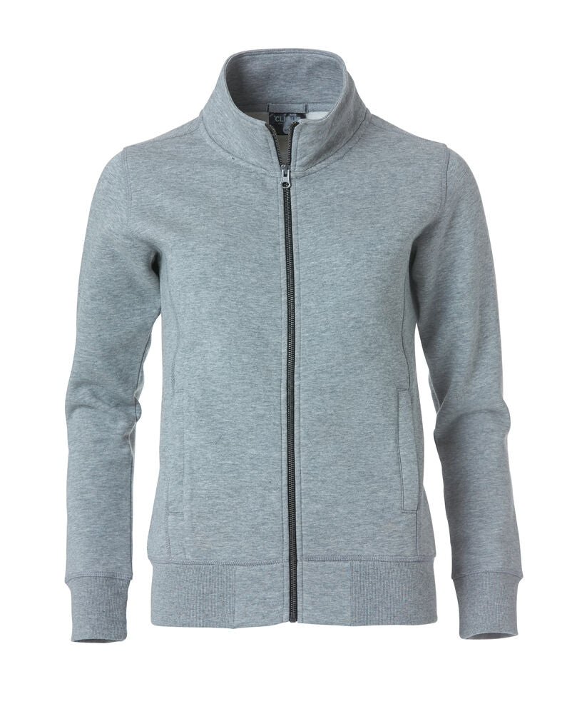Classic Cardigan Ladies Grey Melange XS