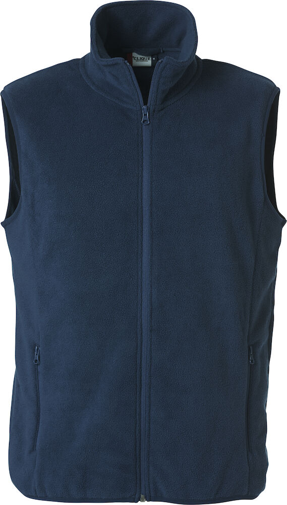Basic Polar Fleece Vest Dark Navy XS