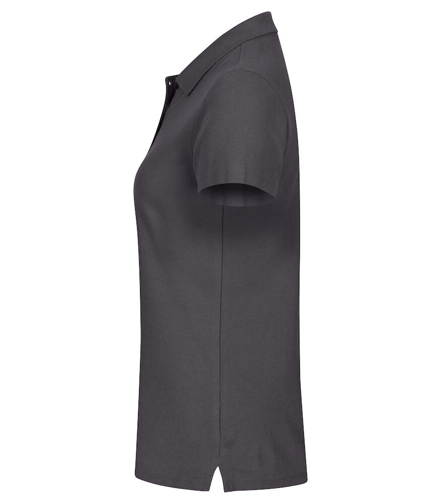 Basic Polo Women Metal Grey