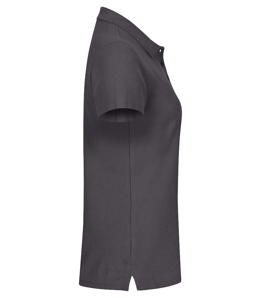 Basic Polo Women Metal Grey