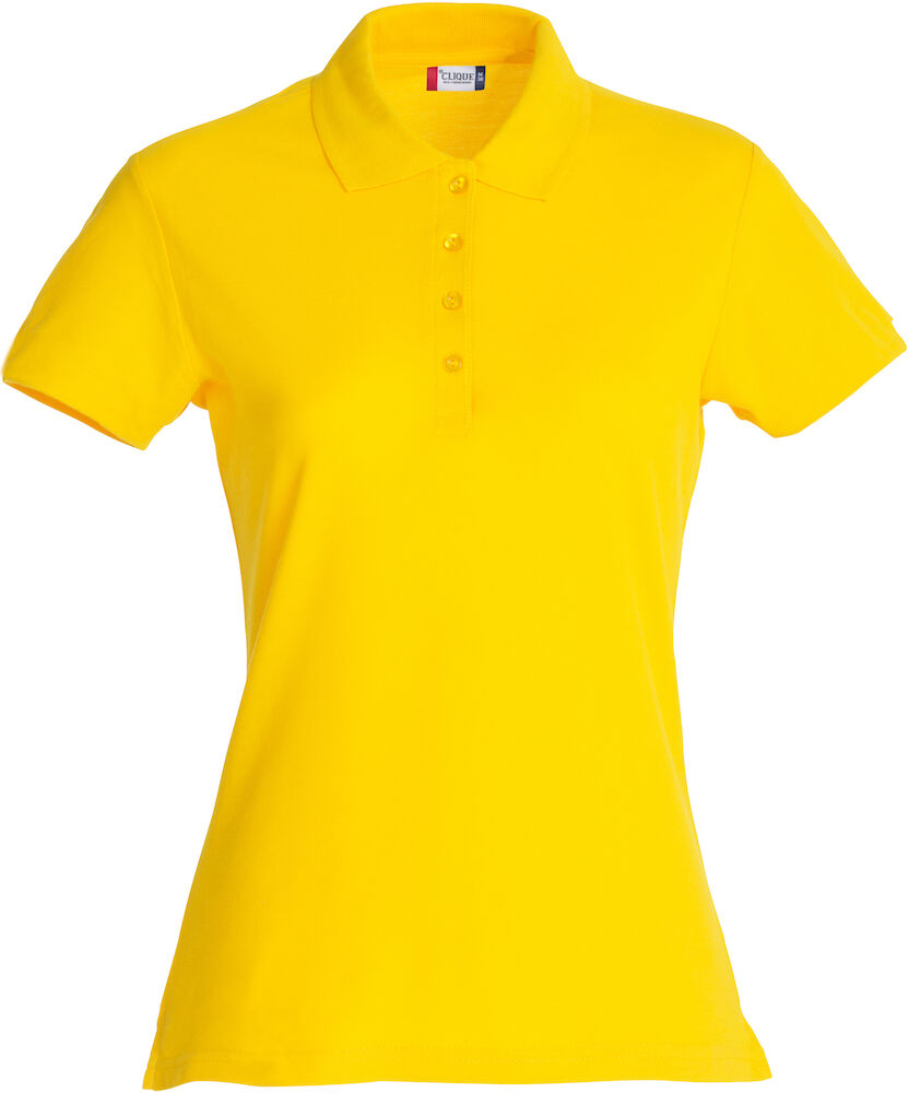 Basic Polo Women Lemon