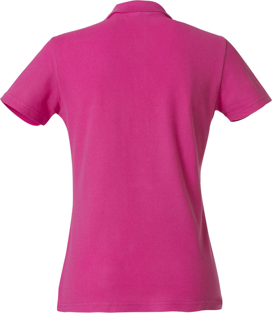 Basic Polo Women Bright Cerise