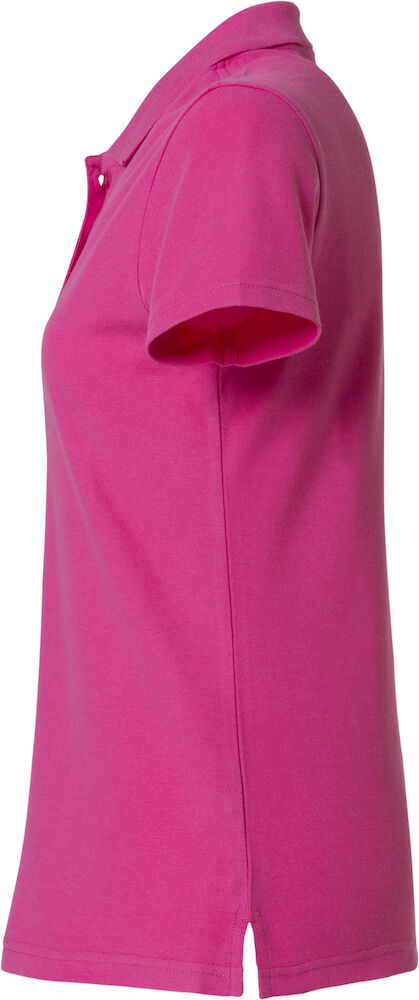 Basic Polo Women Bright Cerise