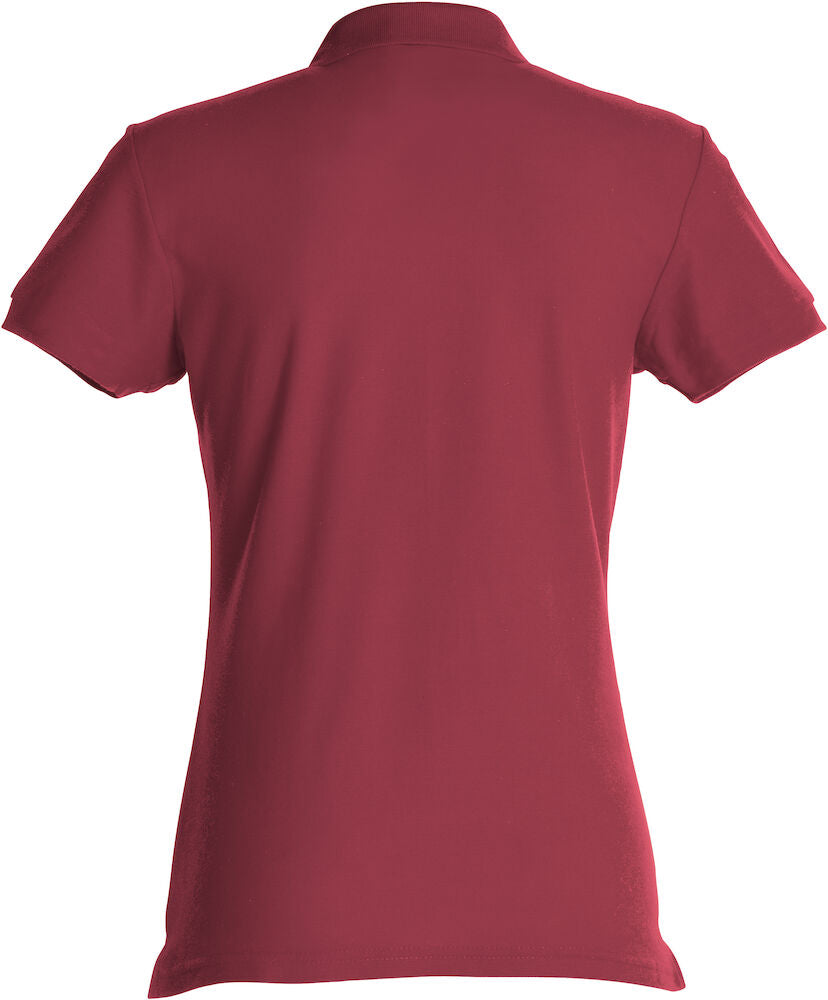 Basic Polo Women Burgundy