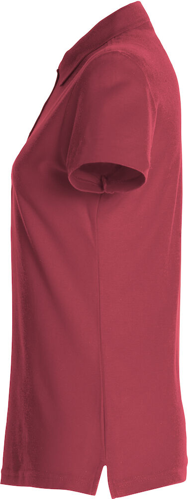 Basic Polo Women Burgundy
