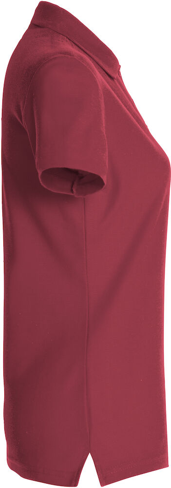 Basic Polo Women Burgundy