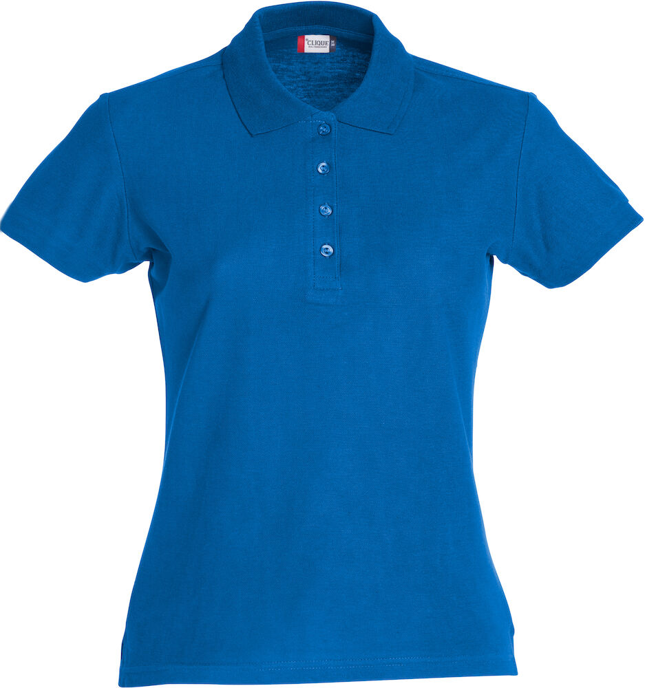 Basic Polo Ladies Royal Blue M