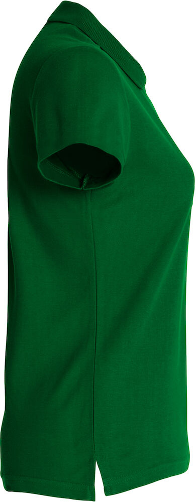 Basic Polo Women Bottle Green