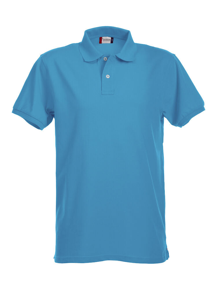 Stretch Premium Polo Turquoise XS