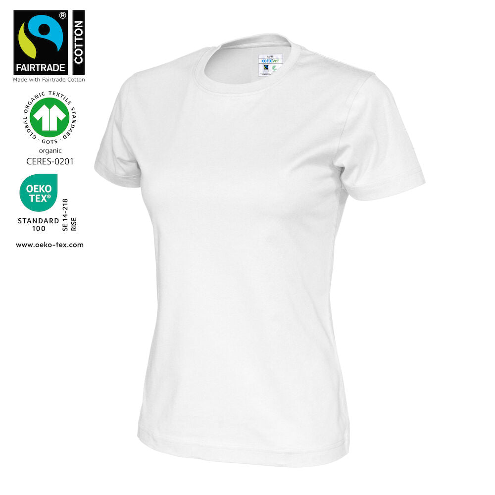 T-shirt Lady (GOTS) White XS