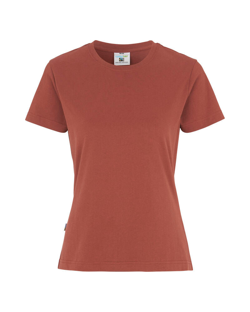 T-shirt Lady Rust Red