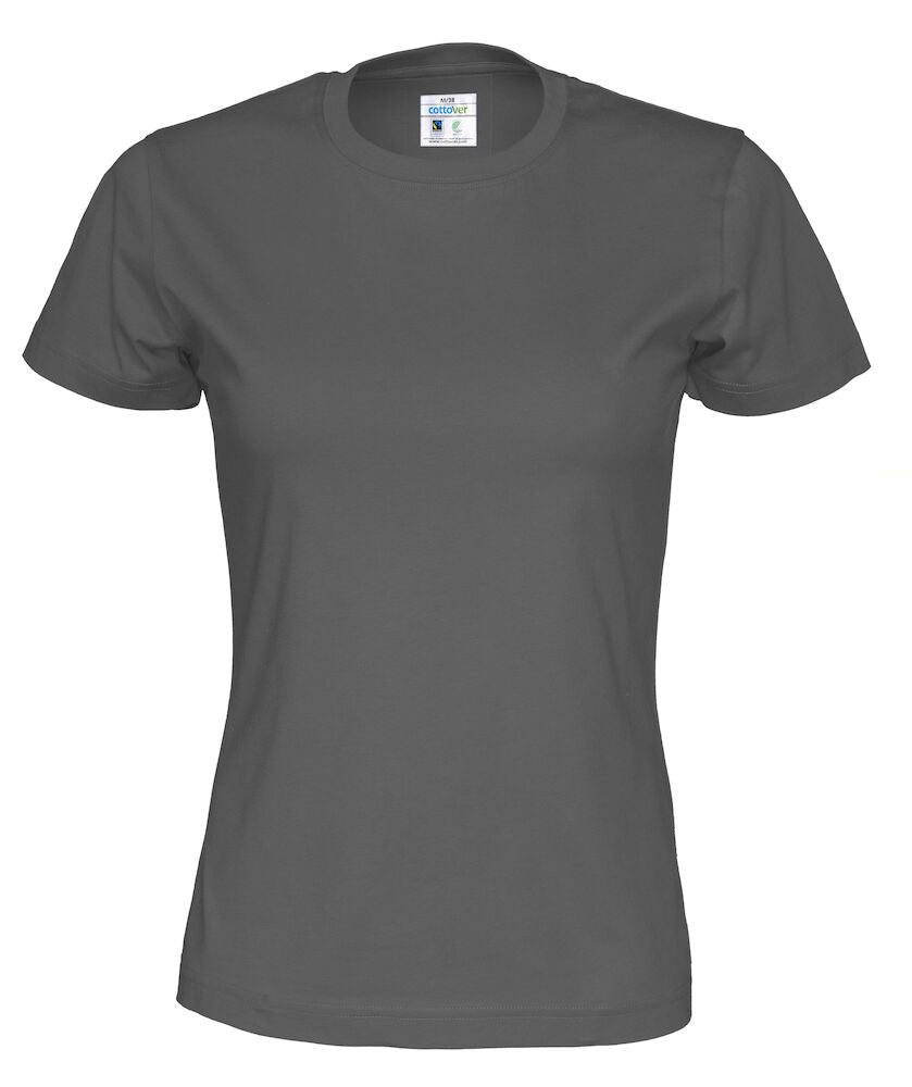 T-shirt Lady (GOTS) Charcoal XS