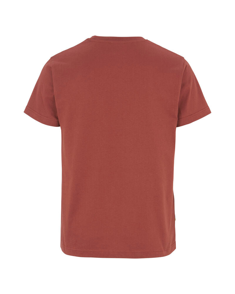 T-shirt Man Rust Red