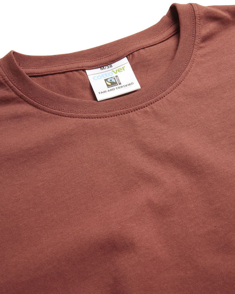 T-shirt Man Rust Red