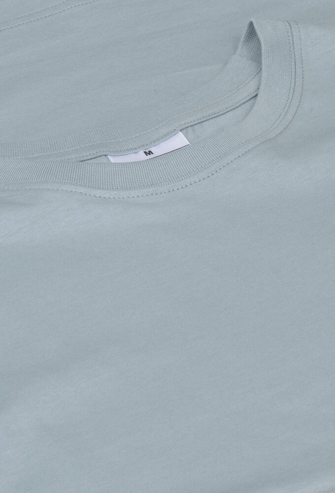 T-shirt Man Misty Blue