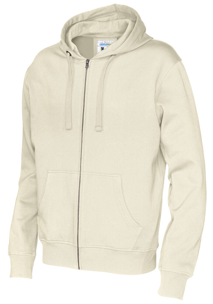 Full Zip Hood Man Off-White