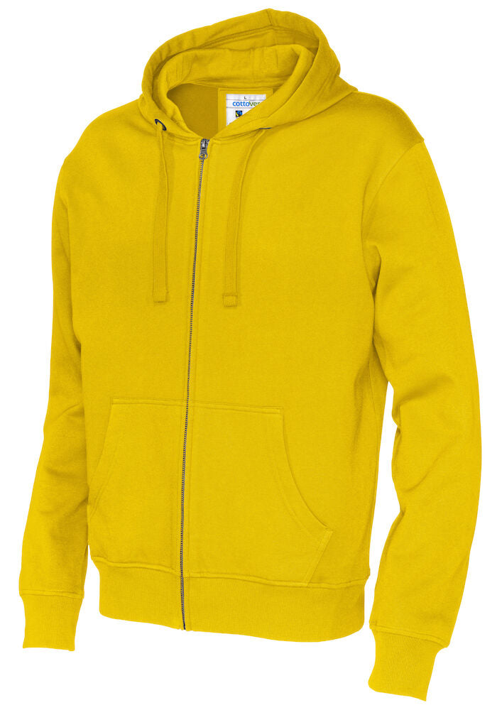 Full Zip Hood Man Yellow