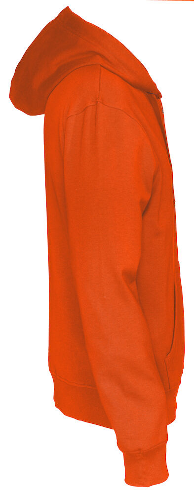 Full Zip Hood Man Orange