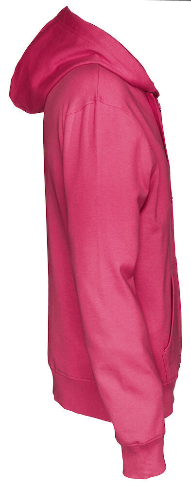 Full Zip Hood Man Dark Cerise