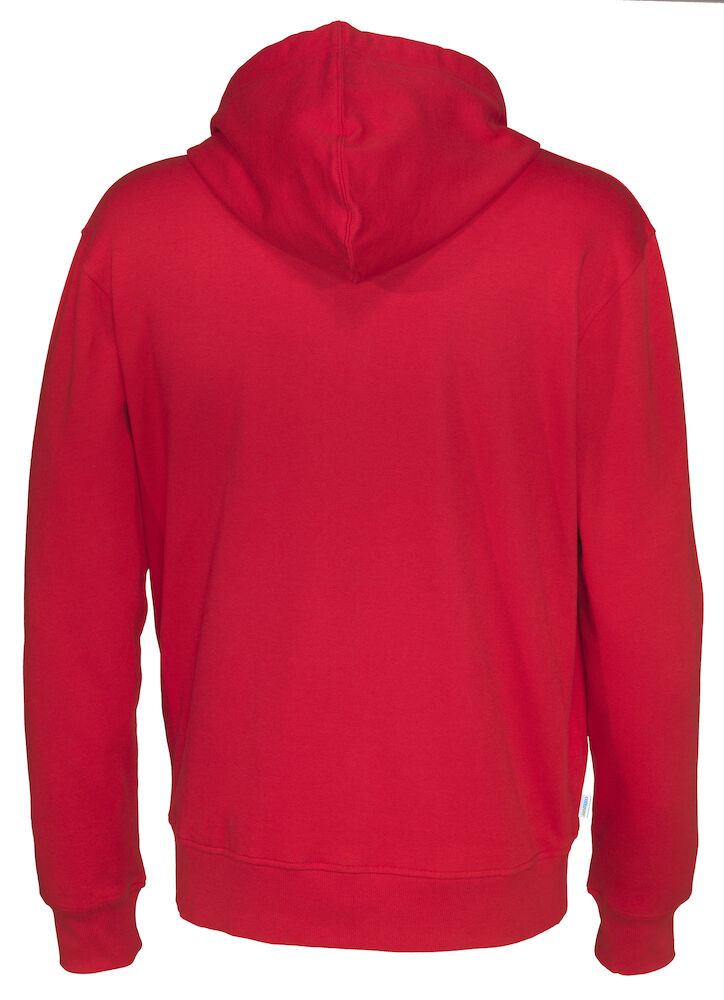 Full Zip Hood Man Red