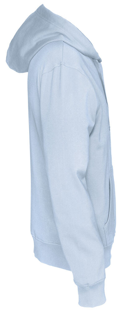 Full Zip Hood Man Sky Blue