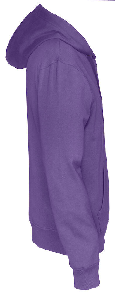 Full Zip Hood Man Purple