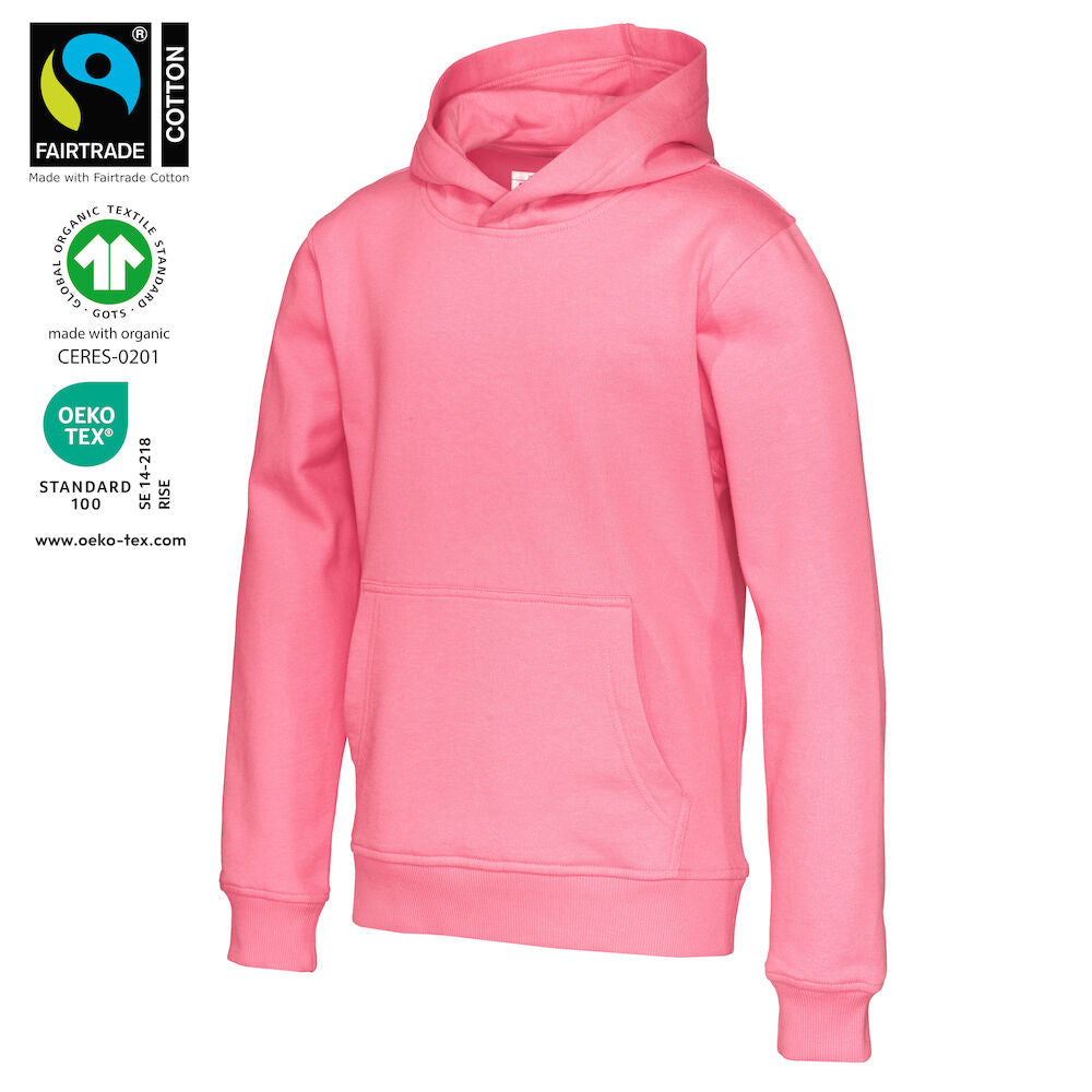 Hood Kid (GOTS) Pink 90/100