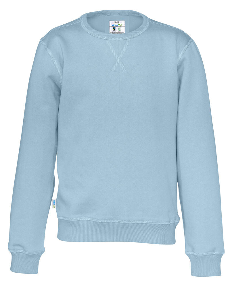 Crew Neck Kid (GOTS) Sky Blue 150/160