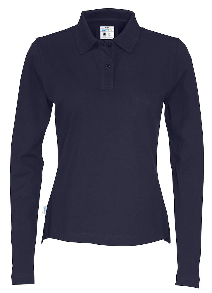 Pique LS Lady (GOTS) Navy XS