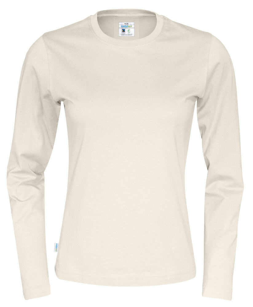 T-Shirt LS Lady (GOTS) Off White XS