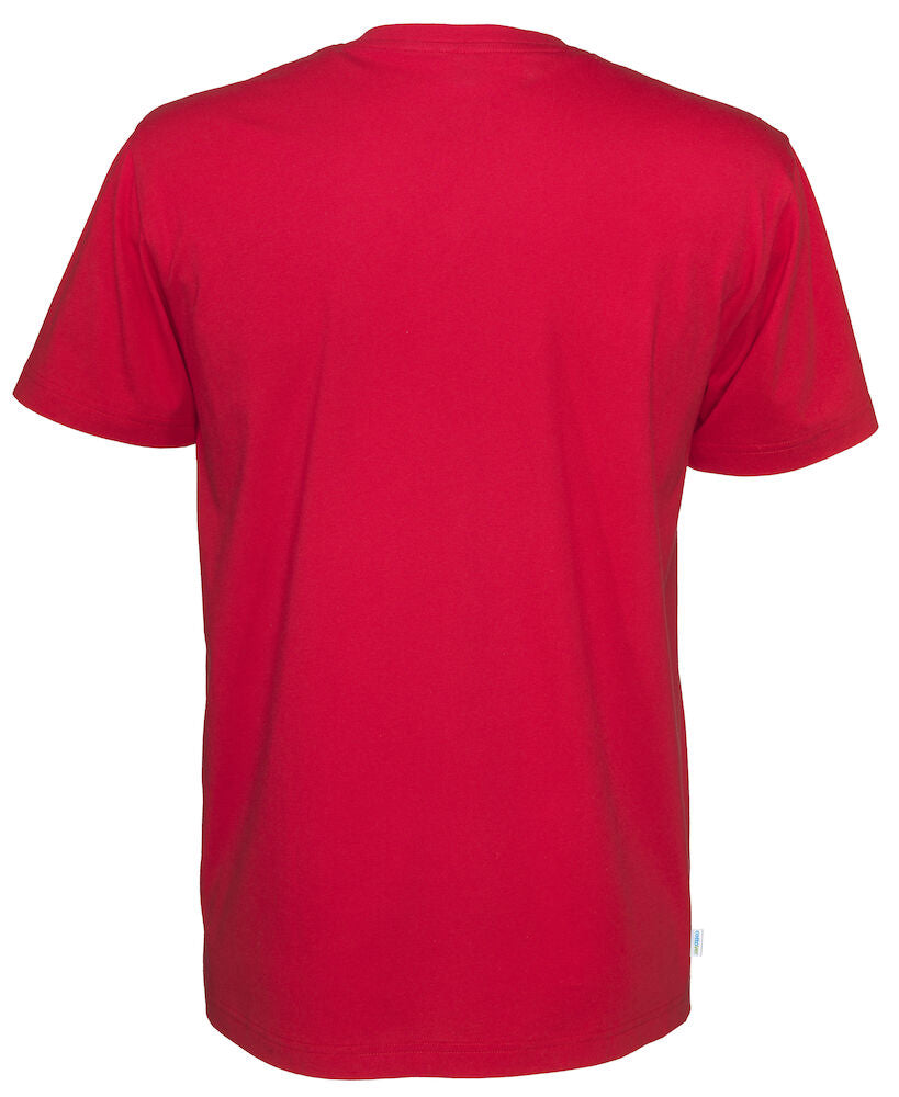 T-Shirt V-Neck Man Red