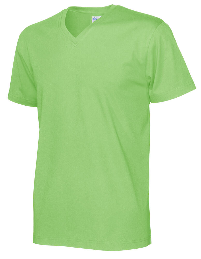 T-Shirt V-Neck Man Green